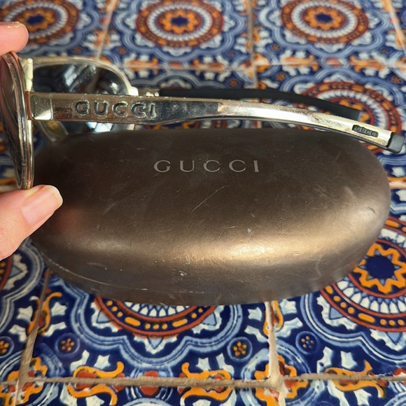 Gucci Aviator Style Sunglasses - Picture 2 of 11